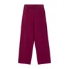 Niza Women's Purple Mariana Fuchsia Knit Pants In Purple