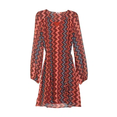 Niza Women's Red Short A-line Silhouette Dress