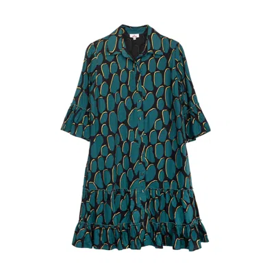 Niza Women's Victoria Blue Shirt Dress