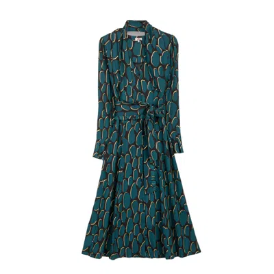 Niza Women's Victoria Midi Blue Dress