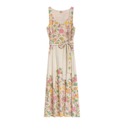 Niza Women's White Floral Dress Verbena