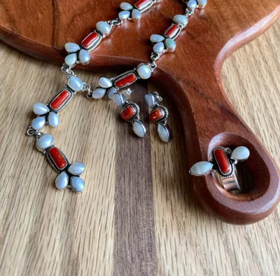 Nizhoni Traders Women's Scarlett Jewelry Set In Multi