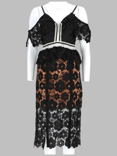Nj Couture Abito In Black