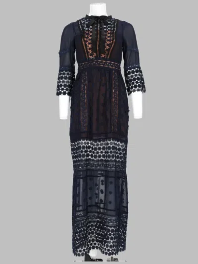 Nj Couture Abito In Blue
