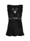 Nk Imode Morgan Bust Support Silk Camisole In Black