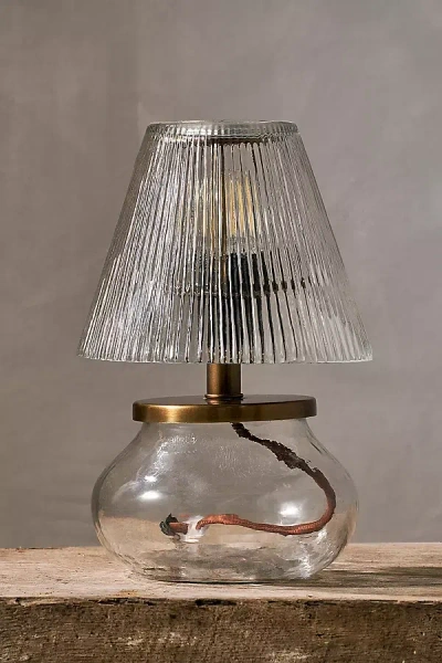 Nkuku Dimalai Recycled Glass Table Lamp