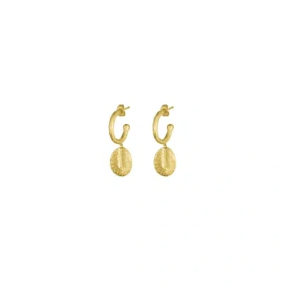 Nkuku Esta Hoop Earrings In Gold