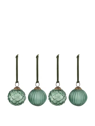Nkuku Hara Baubles (set Of 4)