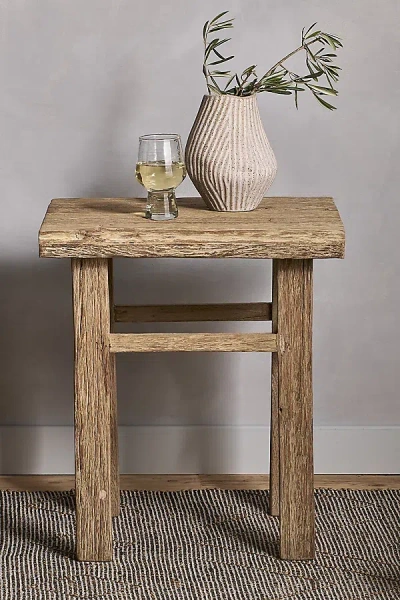 Nkuku Ibo Wood Side Table