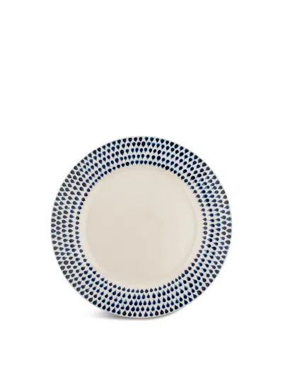Nkuku Indigo Drop Dinner Plate In Blue