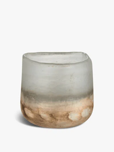 Nkuku Ngolo Medium Tealight In Aged Smoke