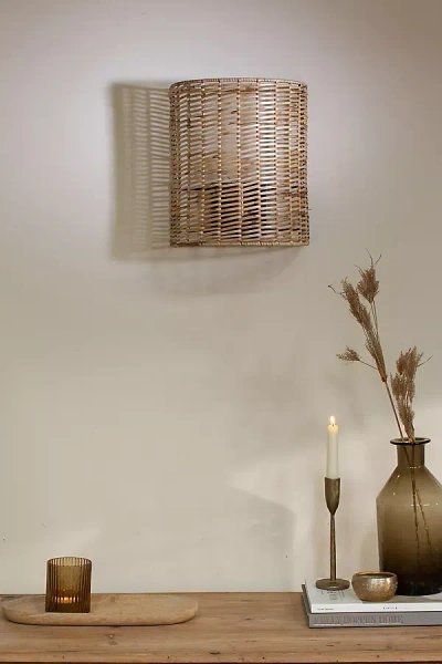 Nkuku Noko Rattan Wall Lamp
