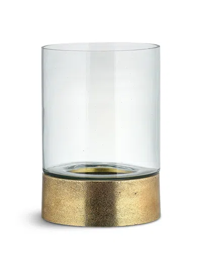 Nkuku Rajura Hurricane Lantern Small In Brass