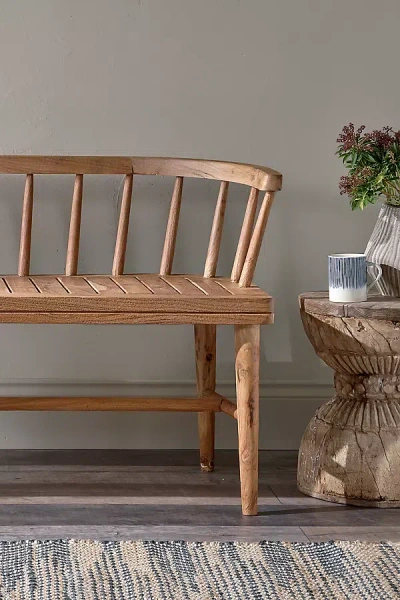 Nkuku Tipu Acacia Wood Bench