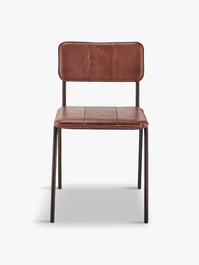 Nkuku Ukari Dining Chair In Chocolate Brown