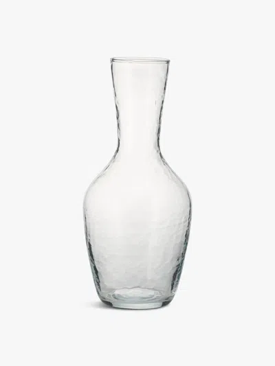Nkuku Yala Hammered Glass Jug In Clear