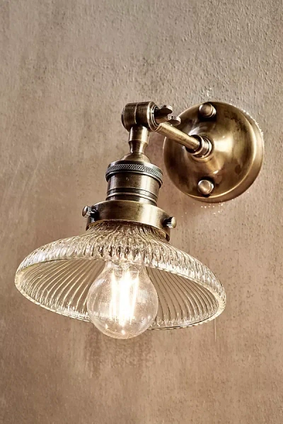 Nkuku Zowie Recycled Glass Wall Light