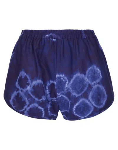 Nkwo X 8 By Yoox Woman Shorts & Bermuda Shorts Midnight Blue Size M Cotton