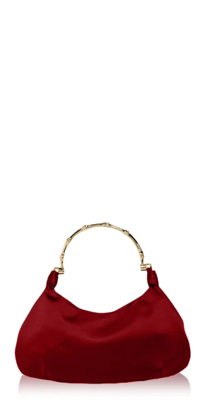 Nla Collection Eloise Top Handle Bag In Red