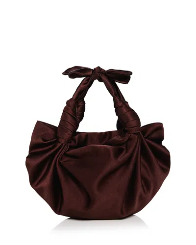 Nla Collection Satin Wristlet In Purple