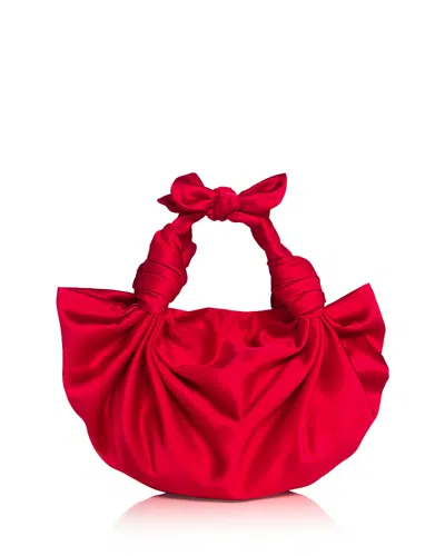 Nla Collection Satin Wristlet In Red