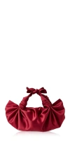 Nla Collection Silk Knot Bag Merlot In Red