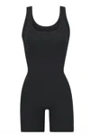 Nlt All Day Unitard Onesie In Black In Black