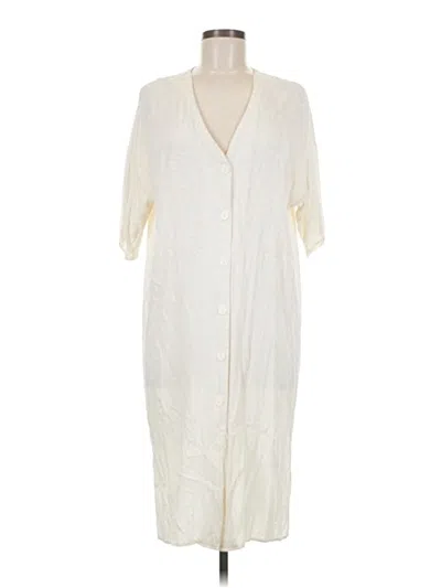 Pre-owned Nlt Casual Dress In White