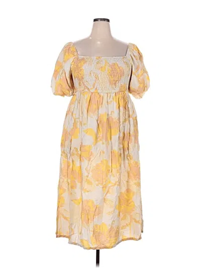 Pre-owned Nlt Casual Dress In Yellow