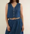 Nlt Laney Vest In Blue