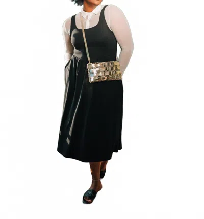 Nlt Luxe Jersey Midi Dress - Plus In Black