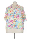 Nlt Short Sleeve Blouse In Multi
