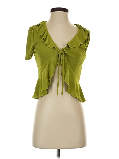 Pre-owned Nlt Sleeveless Blouse In Green