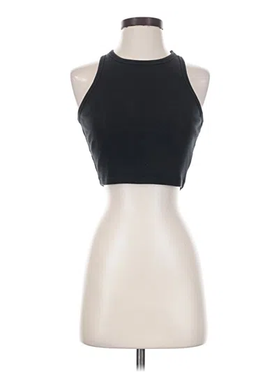 Pre-owned Nlt Tank Top Black Halter Neckline Tops