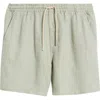 Nn07 1454 Gregor Linen Drawstring Shorts