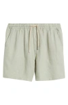 Nn07 1454 Gregor Linen Drawstring Shorts In Multi