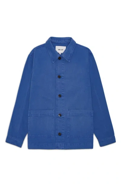NN07 NN07 1874 OLLIE ORGANIC COTTON DENIM BUTTON-UP OVERSHIRT