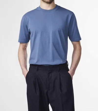 Nn07 Adam Casual Pima Tee In Bering Sea In Multi