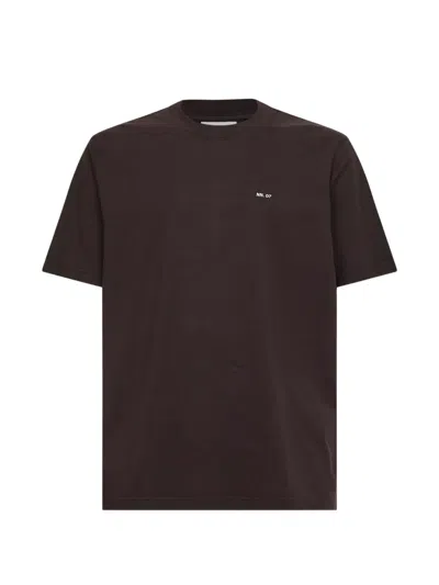 Nn07 Adam Casual T-shirt In Brown