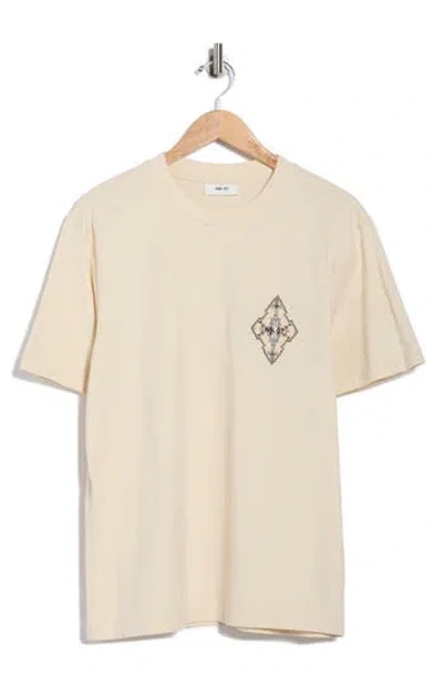 Nn07 Adam Embtee Graphic T-shirt In Neutral
