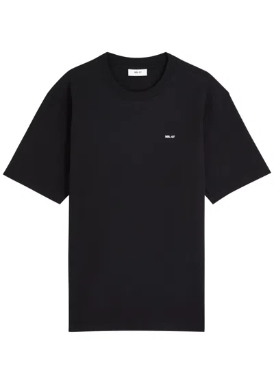 Nn07 Adam Logo Cotton T-shirt