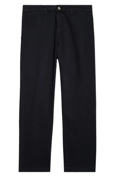 Nn07 Aden 1923 Classic Fit Stretch Organic Cotton Chinos In Navy Blue