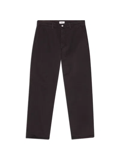 Nn07 Aden Straight-leg Regularffit Chino Trousers In Brown