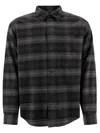 Nn07 Checked Button-fastening Shirt Jacket In Grey