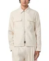 Nn07 Alban 1808 Lenzing™ Ecovero™ And Linen-blend Jacket In Ivory