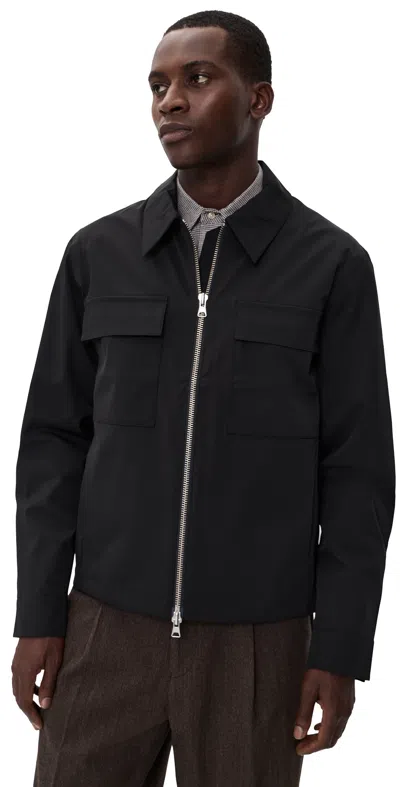 Nn07 Alban Lightweight Technical Jacket Black