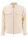 Nn07 Nn.07 "alban" Overshirt In Neutral