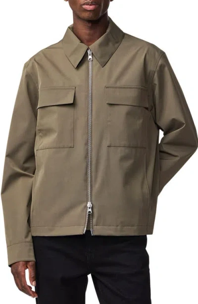 Nn07 Alban Waterproof Jacket In Green