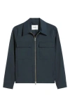 Nn07 Alban Waterproof Jacket In Navy Blue