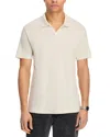 Nn07 Almer Open Collar Polo Shirt In Ivory